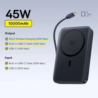 Powerbank Magnétique Baseus Qi2 – 10 000 mAh – Jusqu’à 45W