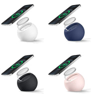 Support Magnétique Silicone Boule S6 – Dock MagSafe Design