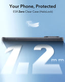 Coque Transparente ESR HaloLock – Protection Magnétique Précise