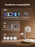 Station de Charge TriCharge Qi2 3-en-1 – iPhone, Apple Watch & AirPods