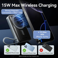 Powerbank Magnétique Qi2 15W – 10 000 mAh – 35W