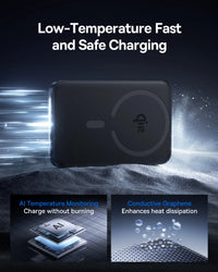 Powerbank Magnétique Baseus Qi2 – 10 000 mAh – Jusqu’à 45W
