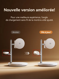 Station de Charge TriCharge Qi2 3-en-1 – iPhone, Apple Watch & AirPods